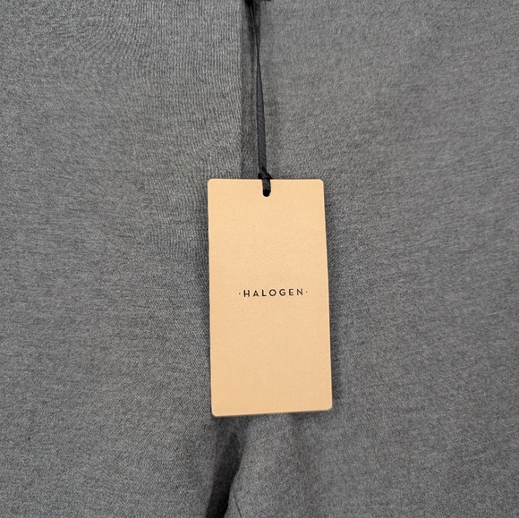 Halogen Nordstrom Grey Women's Flared Stretch Office Trouser Pants Size 10 - Picture 6 of 12